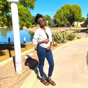 GAP Cotton Bomber Jacket - light tan/cream